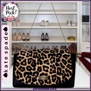 Kate Spade Leopard and Black Crossbody Bag Host Pick